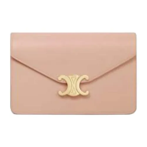 CELINE Margo Телячья кожа Сумка через плечо Стандартная Женская Розовая