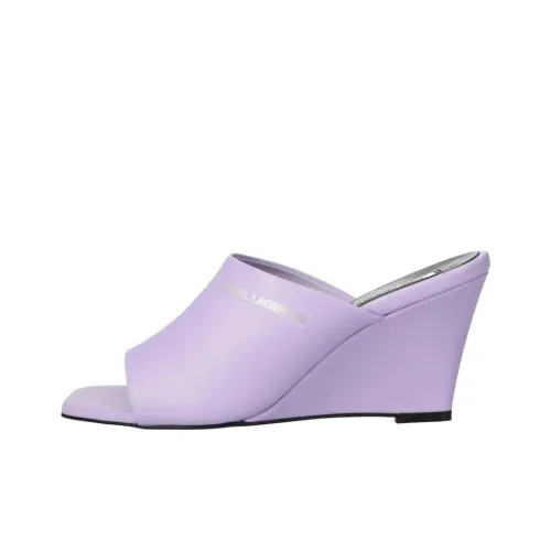 Karl Lagerfeld Слипоны 9 см Женские Фиолетовые