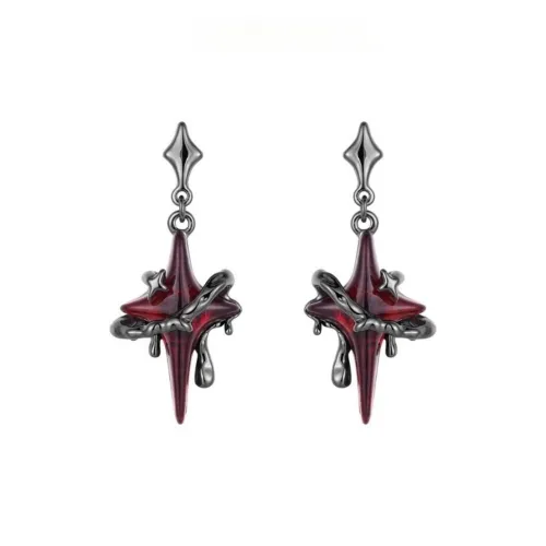 KING OF BLING 925 стерлинговое серебро булавка сплав смола серьги унисекс