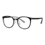 53007-B1-Прозрачный/Ярко-черная оправа + Черно-серые ноги