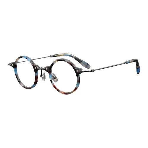 PSACSS Пластиковая оправа Чистый титан Круглые оправы для очков Унисекс