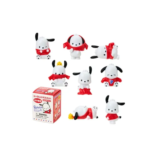 Sanrio Versatile Pokachoo Brooch Mystery Box Single Mystery Box Full Box 8 Pack Санрио Универсальный Покаччо Брошка Слепая Коробка Одиночная Слепая Коробка Полная Коробка 8 Пачек