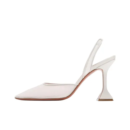 AMINA MUADDI Holli Бокал-Кольцо Высокие Каблуки 9,5 см Женские Белые