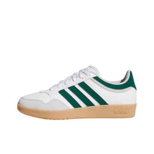 Adidas Hoops 4,0 Slip-Resistant Abrasion-Resistant Low-Top Skateboard Shoes Men's White Adidas Hoops 4,0 Противоскользящие устойчивые к истиранию низкие топовые скейтбордические кроссовки мужские белые