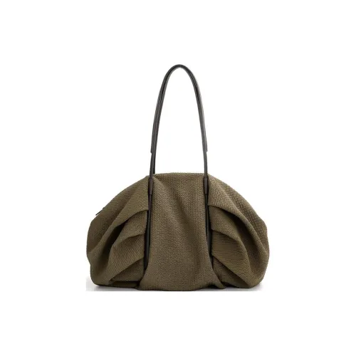 Wow Indo Ткань Сумка через плечо Большая Женская Моховый Зеленый