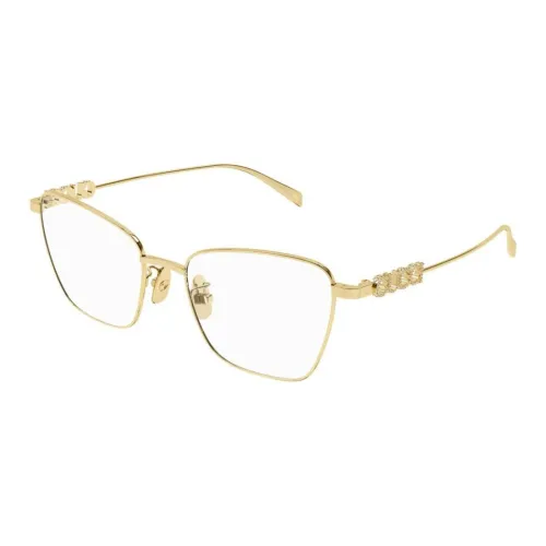 GUCCI Металл Бабочка Оправы для очков Унисекс Золото