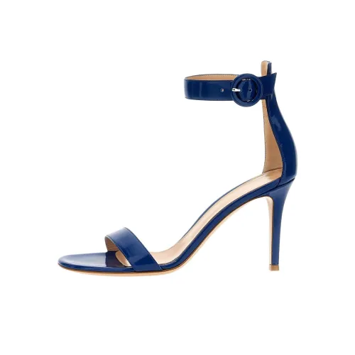 GIANVITO ROSSI Portofino One Ремешок Сандалии 8,5 см Женские Синие