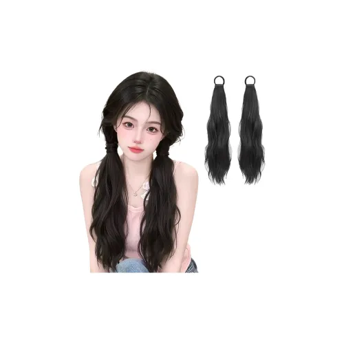 MUYAN TWISTED Длинный косичка боковая низкая коса два парика с хвостиками