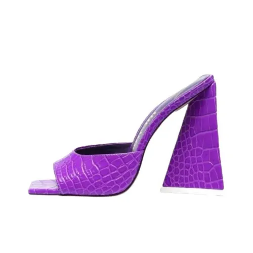 The Attico Devon Rubber Slide Тапочки Женские Фиолетовый