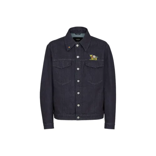 FENDI SS25 Denim Jacket Men's Blue