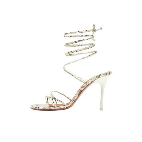 AMINA MUADDI Lori One Ремешок Сандалии 9,5 см Женские Айвори