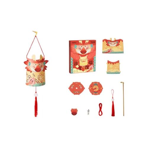 MIDEER Благоприятный дракон Подарок LANTERN Great Удача LANTERN Ручная работа Портативный Цветочный дизайн LANTERN Дворцовый Игрушки