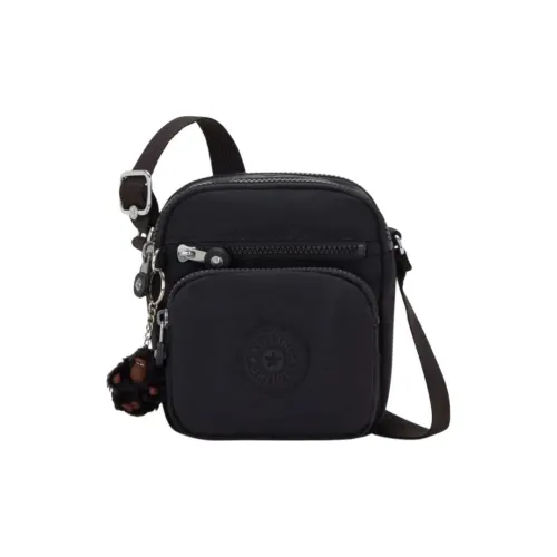 Kipling Полиамид Сумка через плечо Маленькая Женская Черная