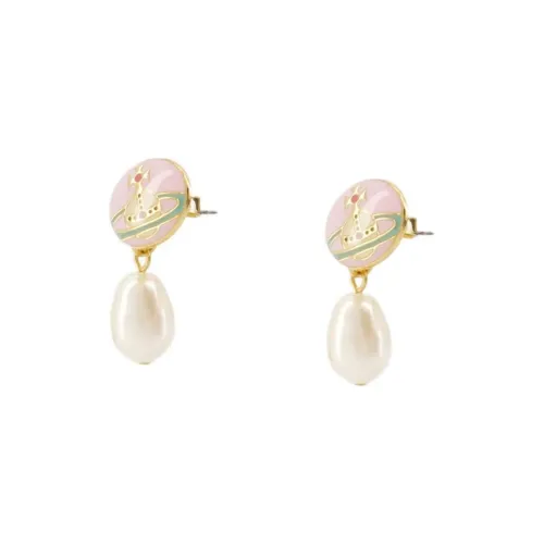 Vivienne Westwood Brass Earrings Женские Розовый