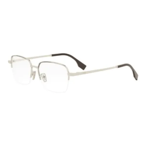 FENDI Металл Прямоугольные Оправы для очков Мужские Желтые