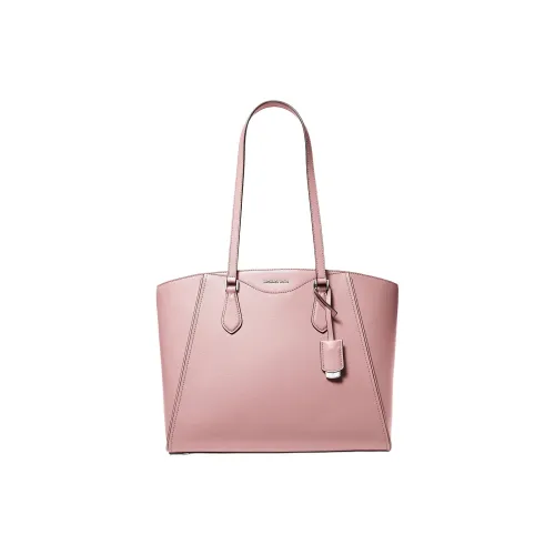MICHAEL KORS TARYN Кожа Тоут Сумка Сумка для покупок Сумка на плечо Сумка Большая Женская Дымчатый Розовый
