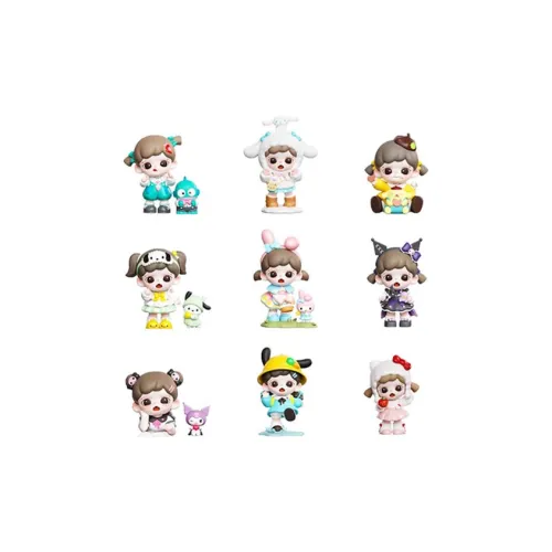 TNT SPACE x Sanrio Бродячий Through Beautiful Moments Collection Zoraa Слепые коробки Один Blind Коробка Целая коробка 9 шт