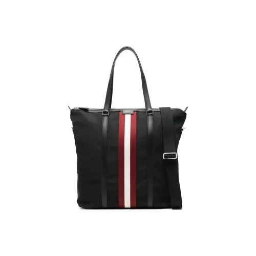 BALLY Телячья кожа Сумка-тоут Сумка для покупок Сумка через плечо Мужская Черная