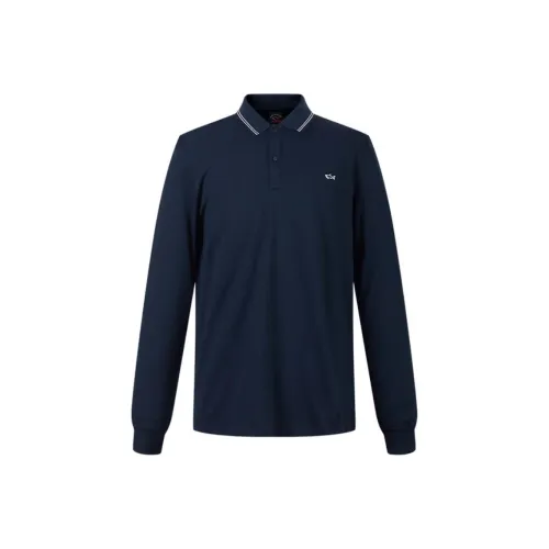 Paul Shark Yachting Поло Мужское Темно-Синий