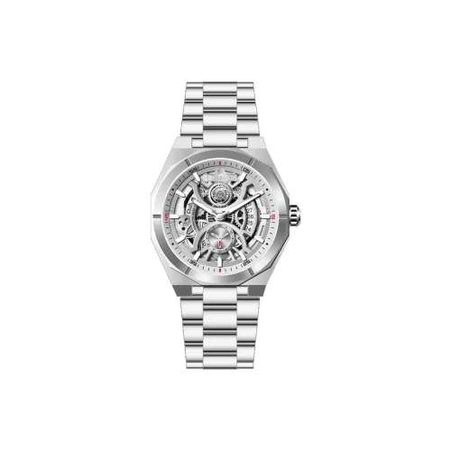 LIBER AEDON Trendy and Cool Collection Кварцевый механизм Нержавеющая сталь Ремешок Черный циферблат Мужские часы Элегантная коробка