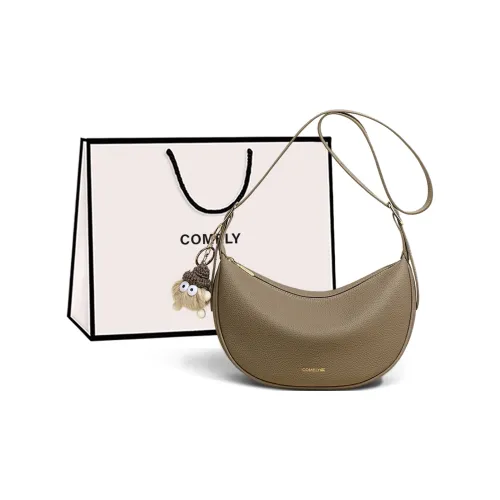 COMELY Сумка через плечо из коровьей кожи женская слоновая серый