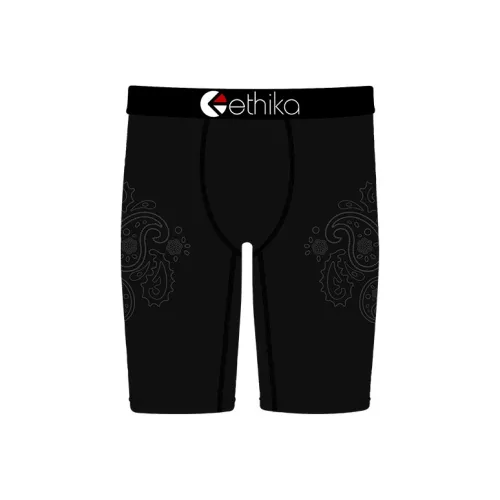 ETHIKA Boxers Мужской 1 Пачка Черный Пейсли