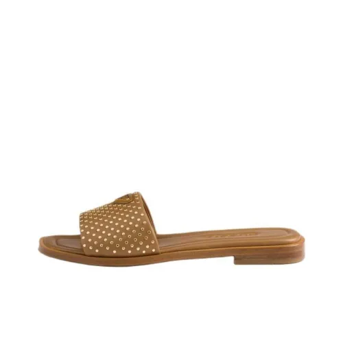 PRADA Тихий Слипоны Женские Карамель