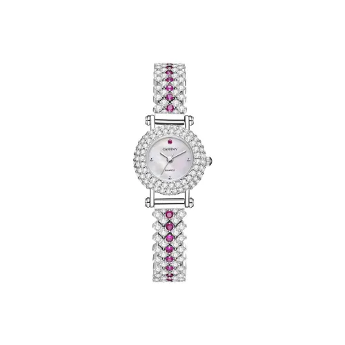 Caffiny Lucky Star Whisper Collection Кварцевый механизм Часы Женские Жемчужная раковина Циферблат