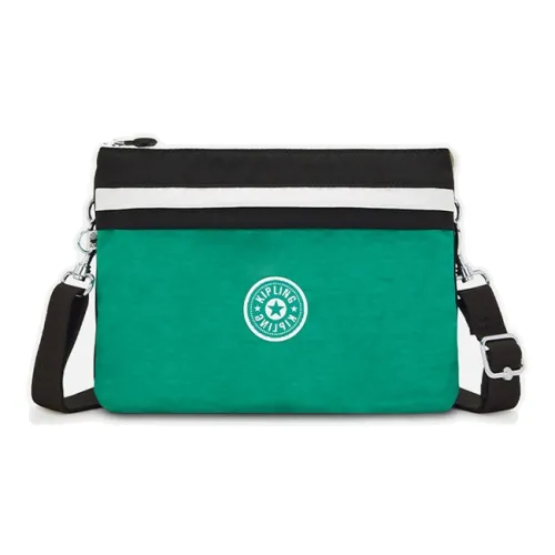 Kipling Нейлоновые сумки через плечо Маленькие Унисекс Белый Черный Зеленый Пэчворк