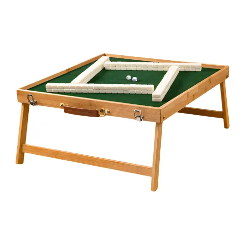 Lezhi by me Портативный Путешествие Газон Маджонг Outdoor Travel Складной Набор Портативный Массивная древесина Настольные игры