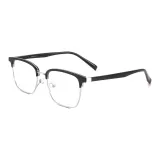 Черно-серебро-C05 & Защита от синего света, 0 диоптрий, линзы