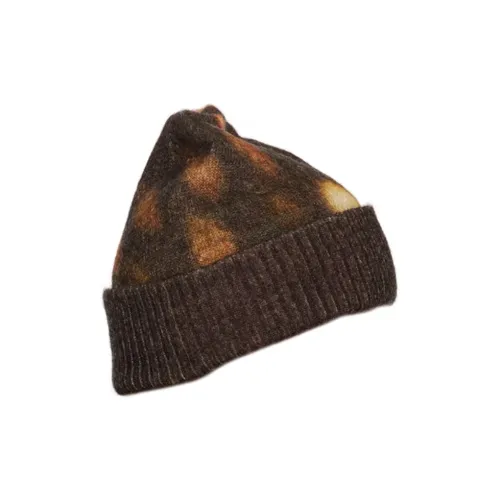 A.P.C Mohair Polyamide Wool Nylon Cashmere Beanies Men's Brown