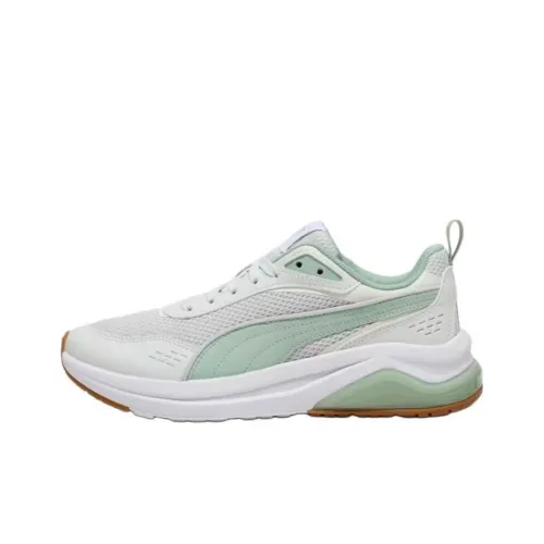 PUMA Amplifier Амортизация Низкий Топ Теннисные Кроссовки Женские Серый Зеленый