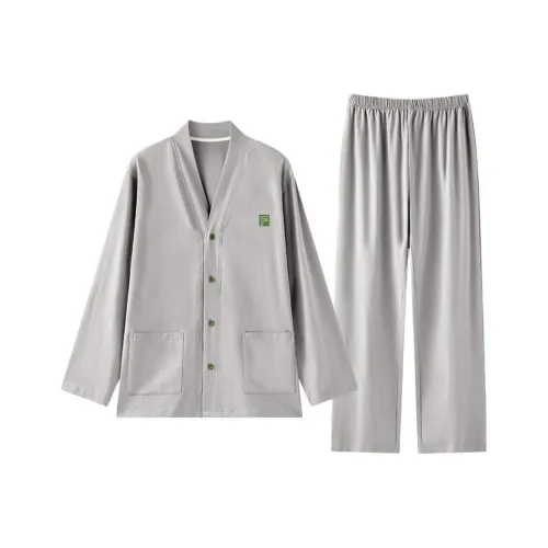 ZAO FU NIAO Пижамный комплект Мужской Звездный Серый