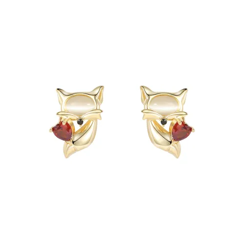 BING STUDIO Copper Stud Earrings Women's BING STUDIO Серьги-гвоздики из меди для женщин