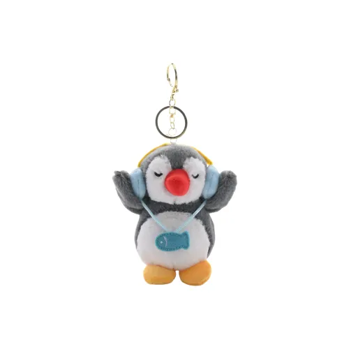 Куклы и медведи танцуют Причудливый пингвин Наушники от DAIYU Куклы Плюшевый брелок 11 см Рекомендуемая высота