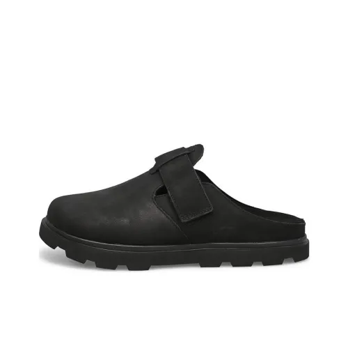 UGG Мужские устойчивые домашние тапочки черные