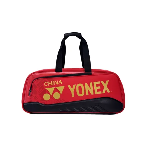 YONEX Спортивная сумка из искусственной кожи унисекс красная черная