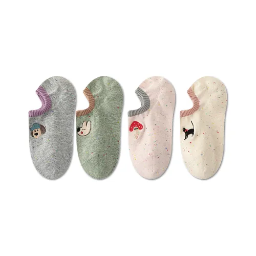 MIZU No Show Носки Женские 4 пачки