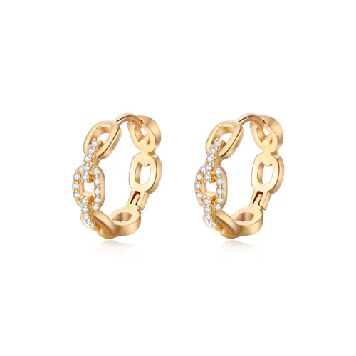 ZANC Серьги из меди и сплава женские