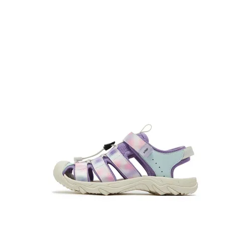 XTEP Детские сандалии Low Top Глициния Фиолетовый Ванильный Желтый Kids