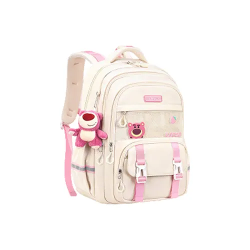 Disney Полиэстер Рюкзак Унисекс Бежевый Черный Розовый