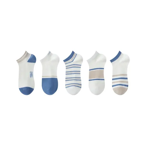 MIIOW 5 пар, 1 каждого из 5 цветов, мужские носки