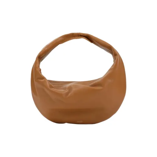 KHAITE Сумка-хобо из телячьей кожи сумка сумка через плечо среднего размера женская карамельная