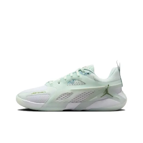Джордан Slip Resistant Abrasion Resistant Низкий Топ Баскетбольные кроссовки Женские Светло-зеленый
