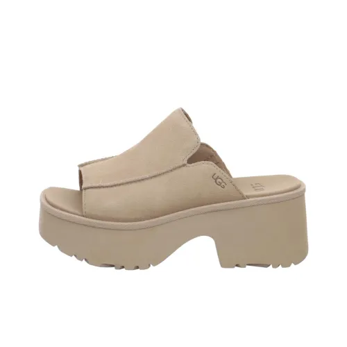 UGG Slip-on устойчивые слипоны женские бежевые