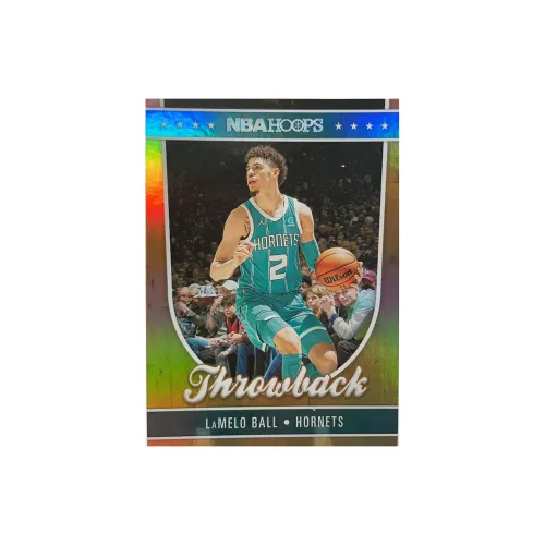 PANINI 2022 23 Hornets LaMelo Ball LaMelo Ball HOOPS Refraction Коллекция Essential Спортивные Карты 1 Упаковка