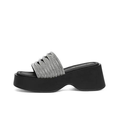 RED DRAGONFLY ПУ (полиуретан) Полиуретан Стразы Противоскользящие Устойчивые к истиранию Слипоны Женские