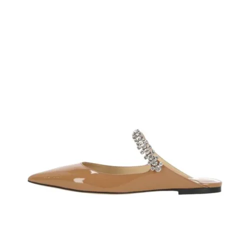 Jimmy Choo Домашние тапочки Женские Коричневый