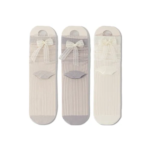 AUGUST Crew Socks Women's 3 Pack AUGUST Носки Crew Женские 3 Пачки